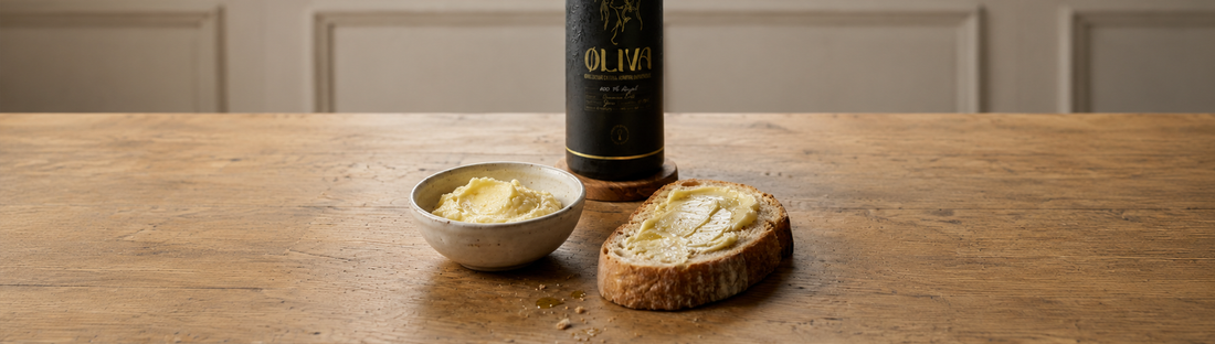Hjemmelavet smørbar med olivenolie