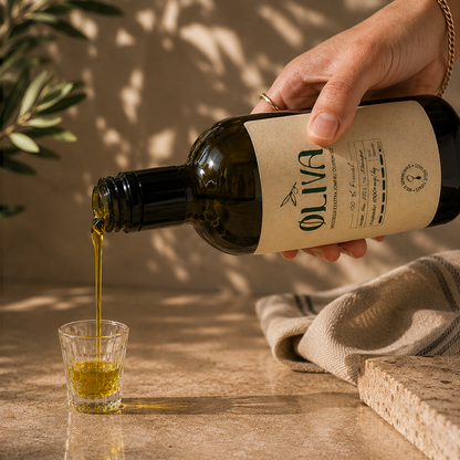 Øliva 500ML Picual Øko EVOO: 1.355mg/kg polyfenoler ved tapning