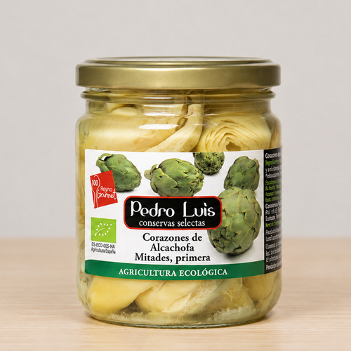 Artiskokhjerter (halve), økologiske