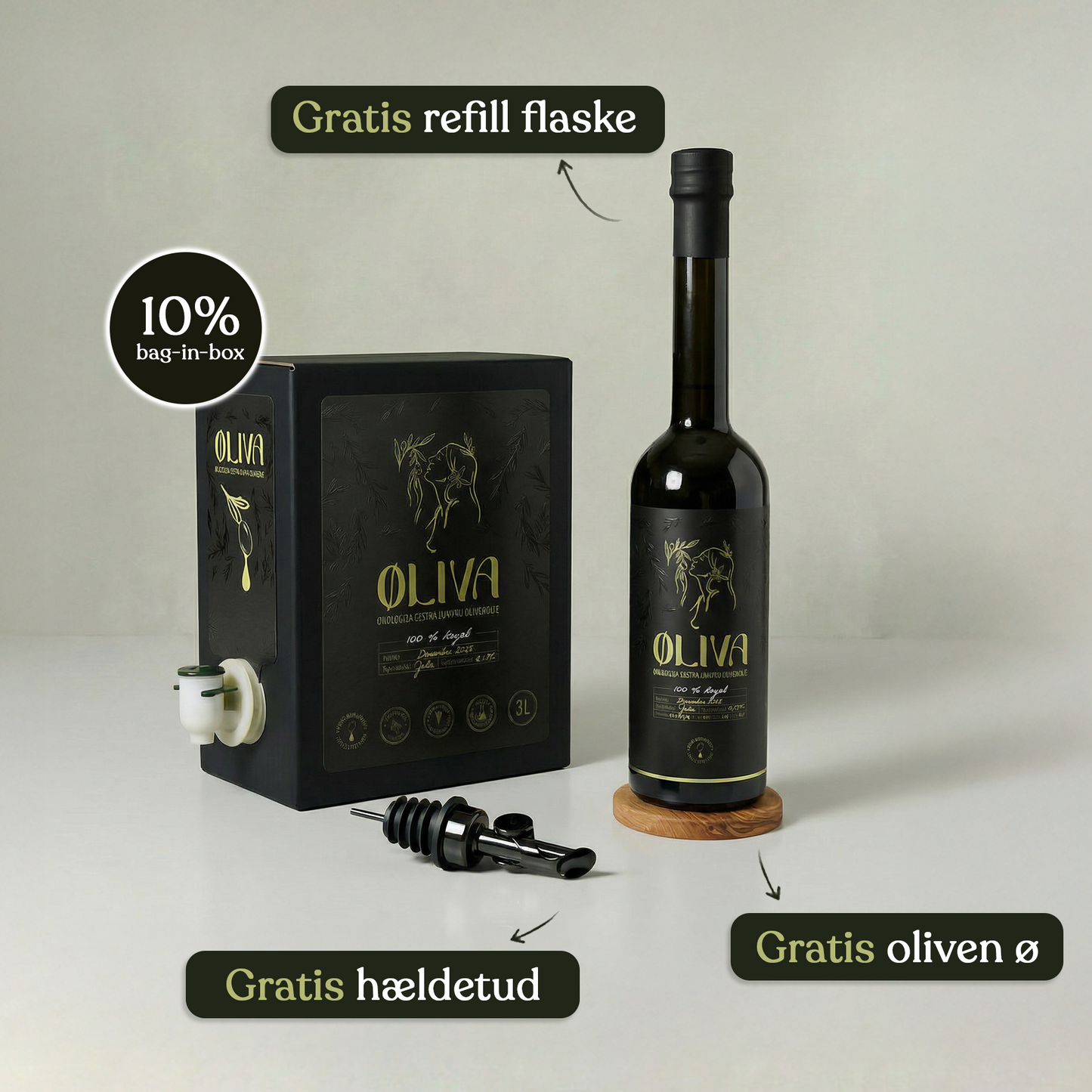 Øliva 3L Økologisk EVOO