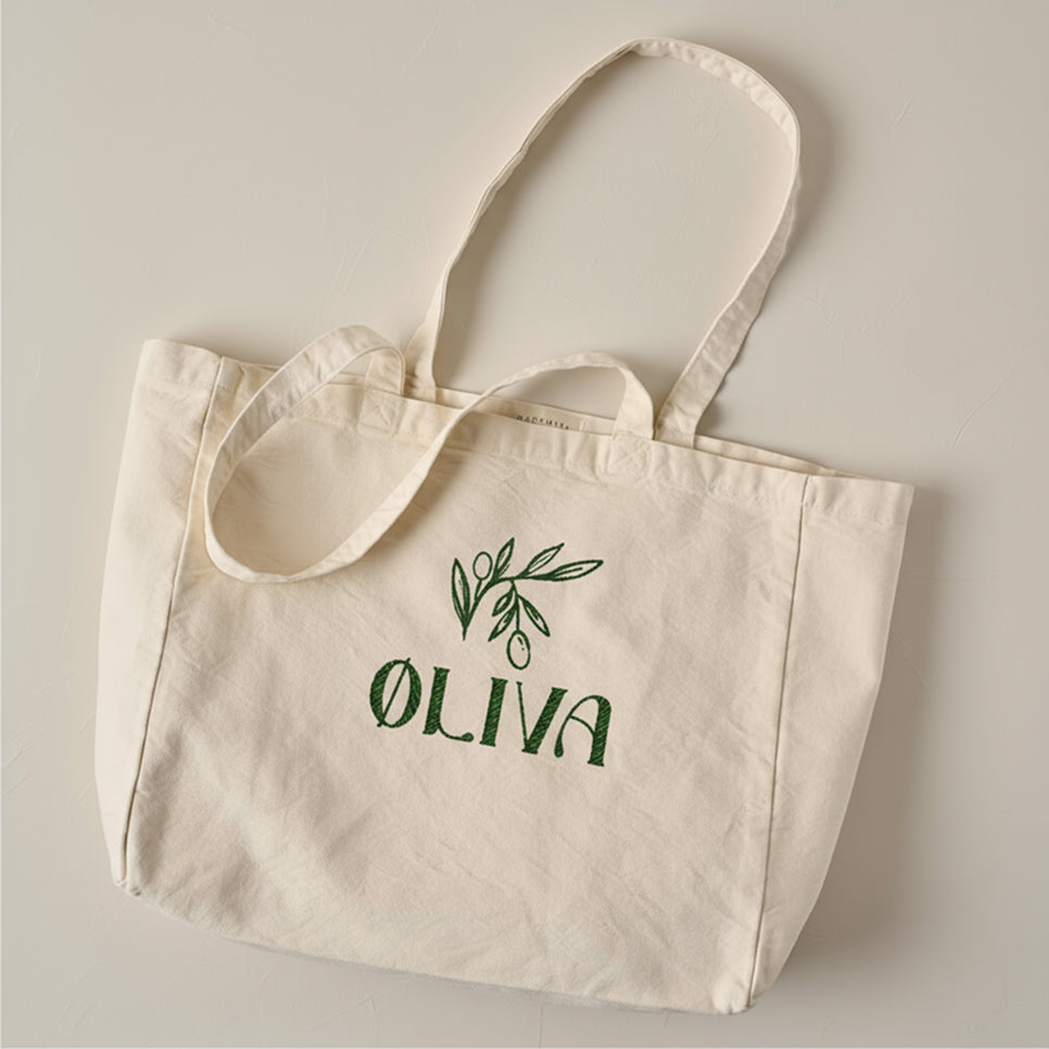 Mulepose af økolgisk bomuld