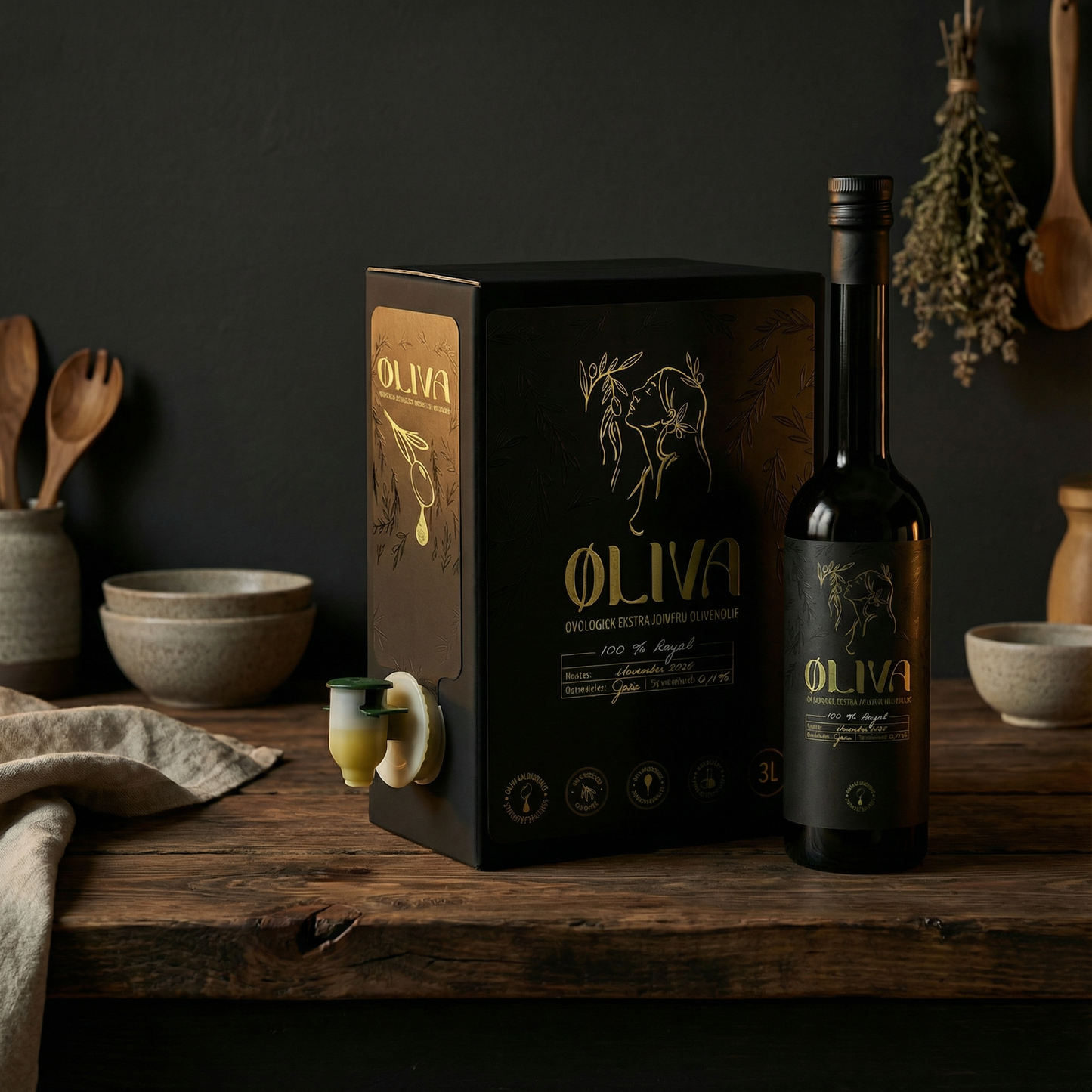 Øliva 3L Økologisk EVOO