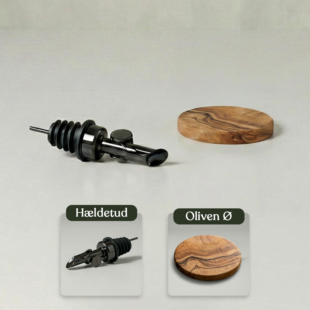 Pakke: Oliven ø + Hældetud