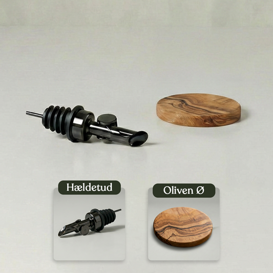 Pakke: Oliven ø + Hældetud